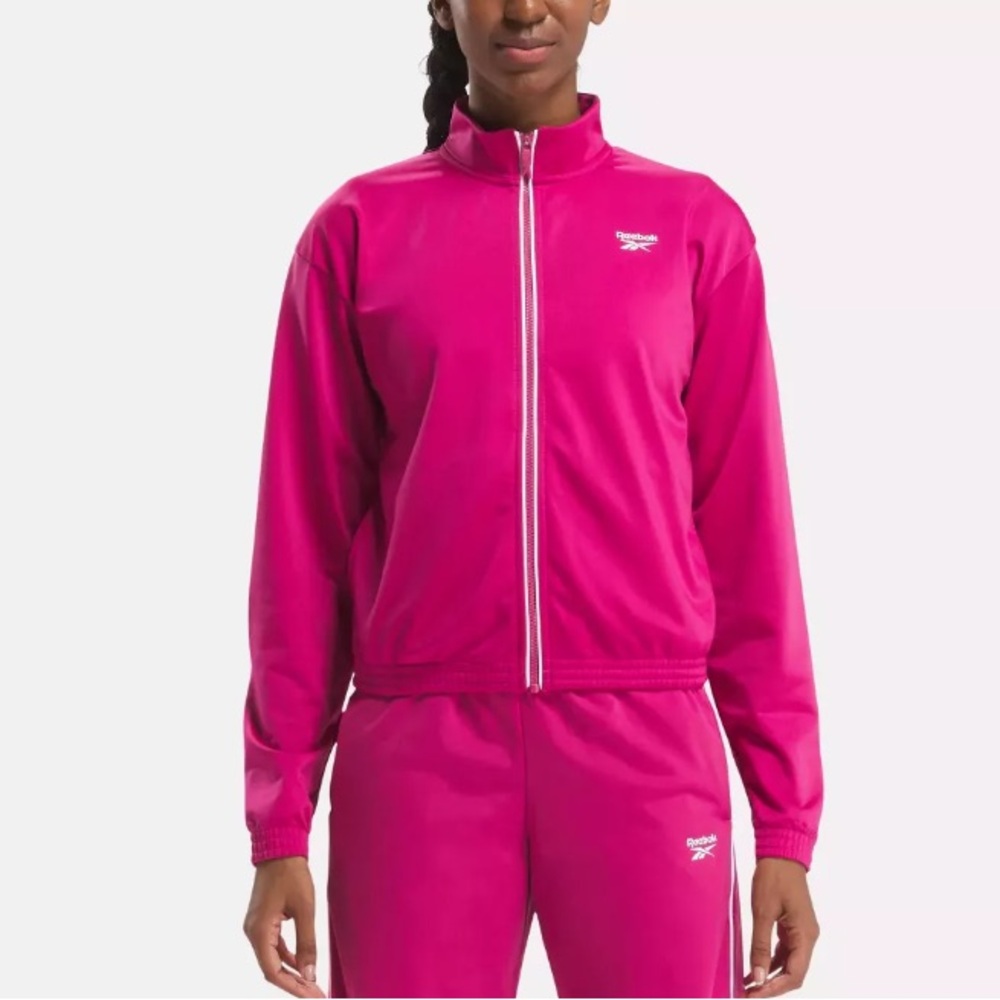 ✨ Size XL✨ Reebok Women's Pink Track Jacket